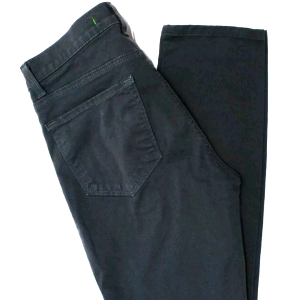 J BRAND GRAY COTTON SKINNY LEG BUTTON CLOSE JEANS